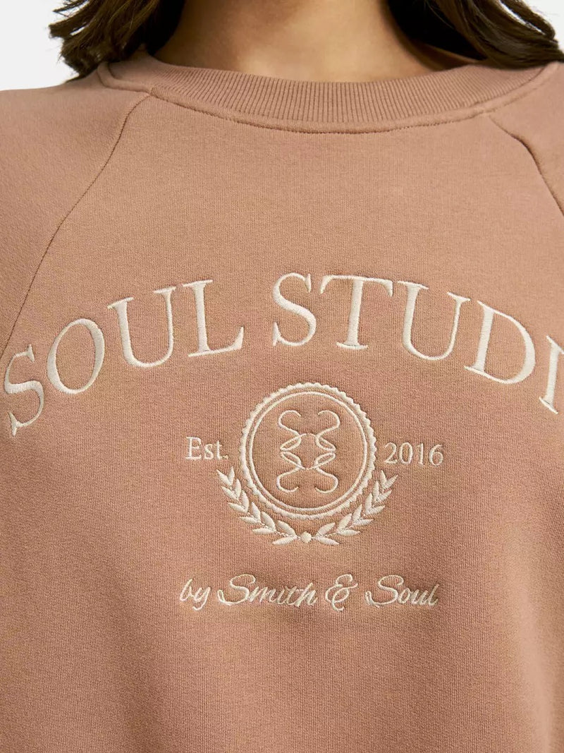 Smith & Soul - Camel Collage Sweatshirt