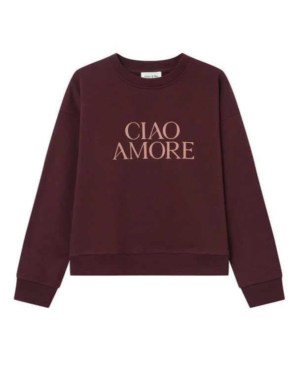 Grace & Mila - Bordeaux Amore Sweatshirt