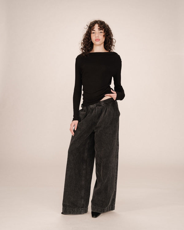 Grace & Mila - Sioux Black Long Tee