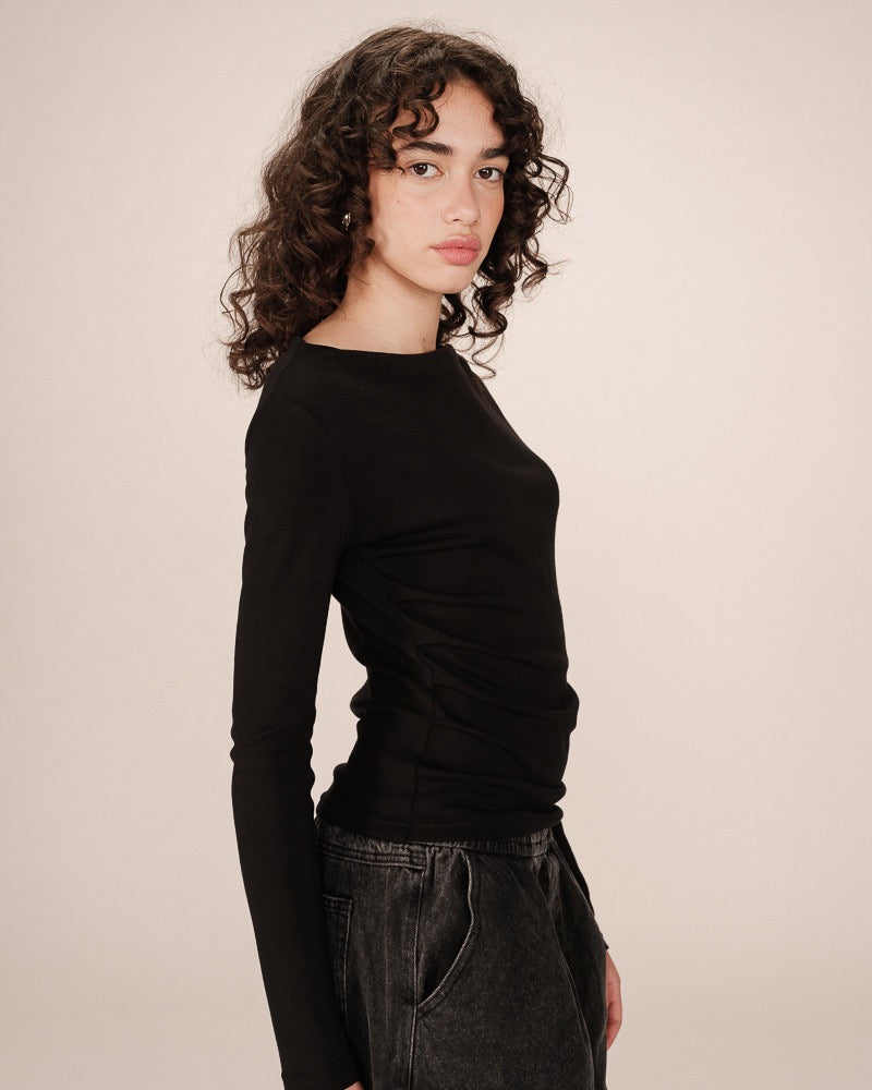 Grace & Mila - Sioux Black Long Tee