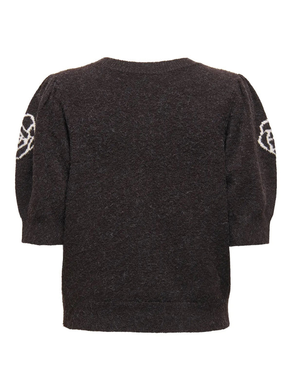 ONLY - Black Coffee Roses Knit
