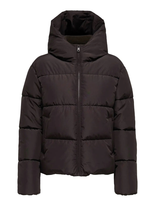 ONLY - Chocolate Puffer Coat (Pre-Order)
