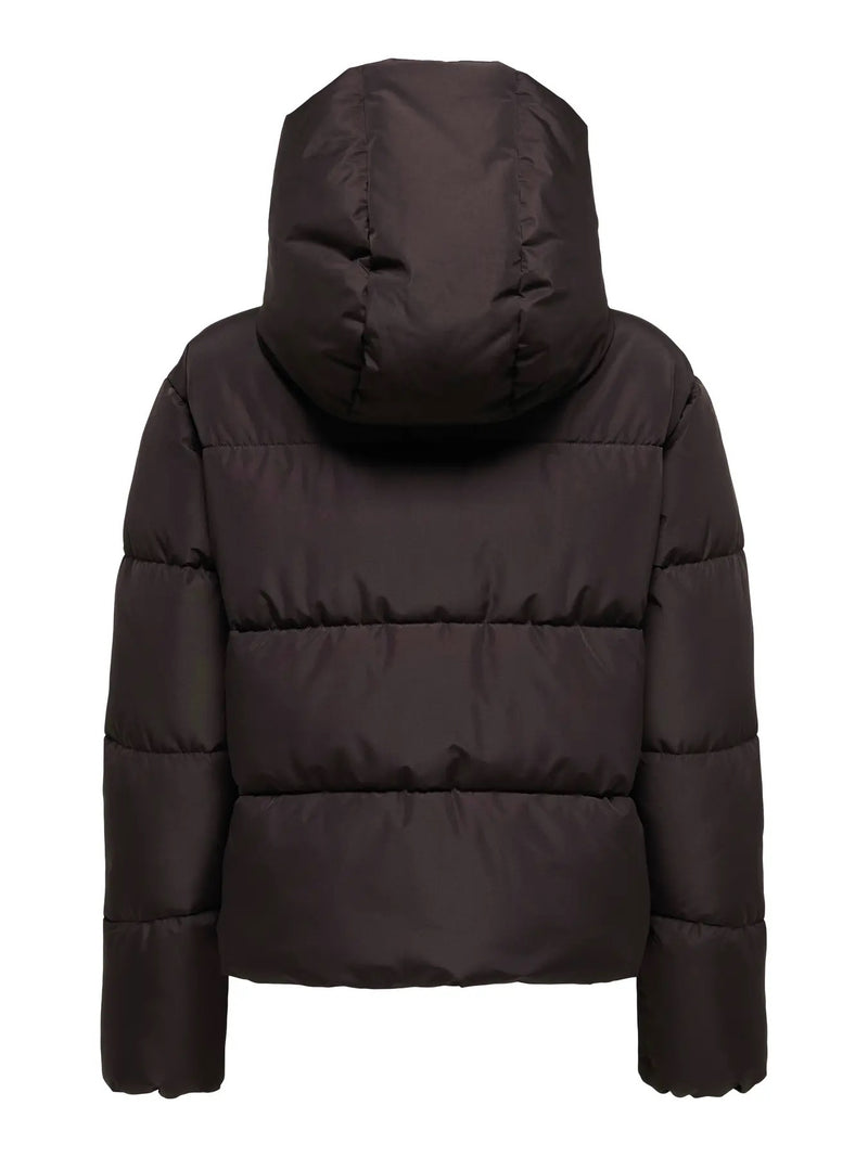 ONLY - Chocolate Puffer Coat (Pre-Order)