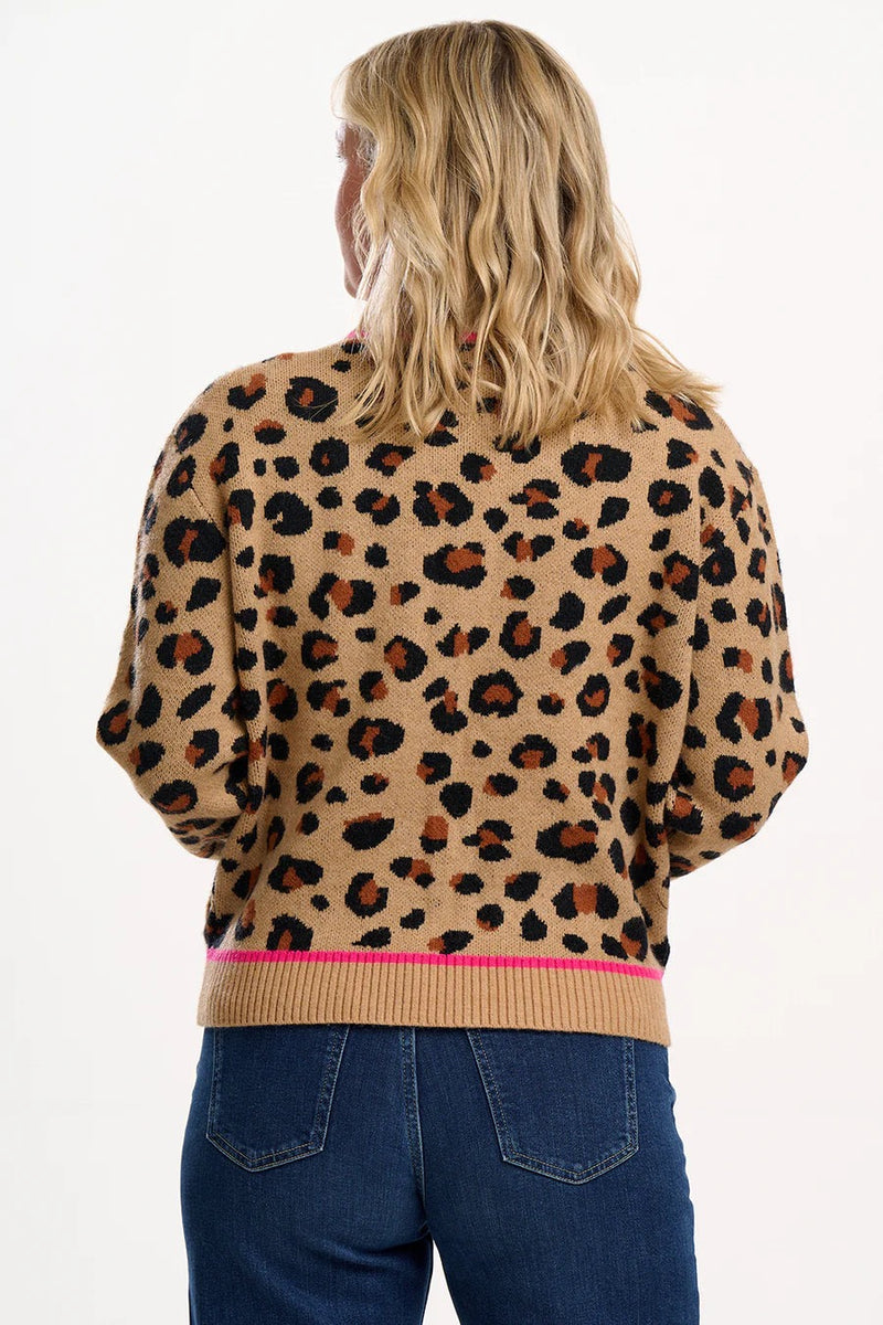 Sugarhill Of Brighton - Leopard Bomber Jacket