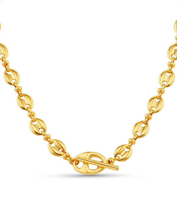 ORELIA - Mariner Chain T-Bar Necklace