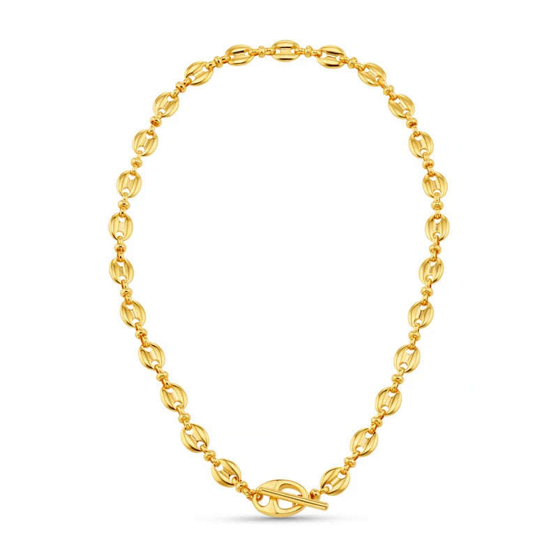 ORELIA - Mariner Chain T-Bar Necklace