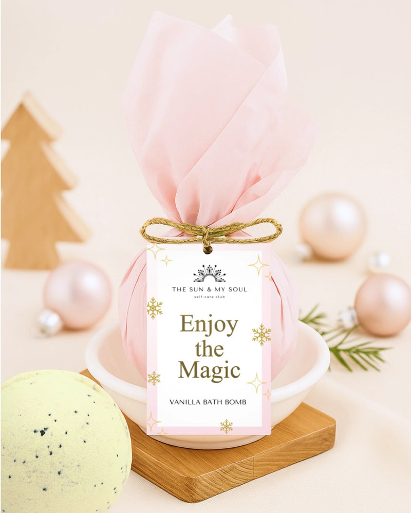 Enjoy the Magic Christmas Bath Bomb Gift⎜Vanilla Scent