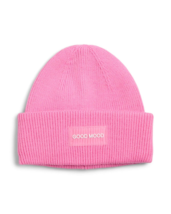 PIECES - Pink Good Mood Beanie