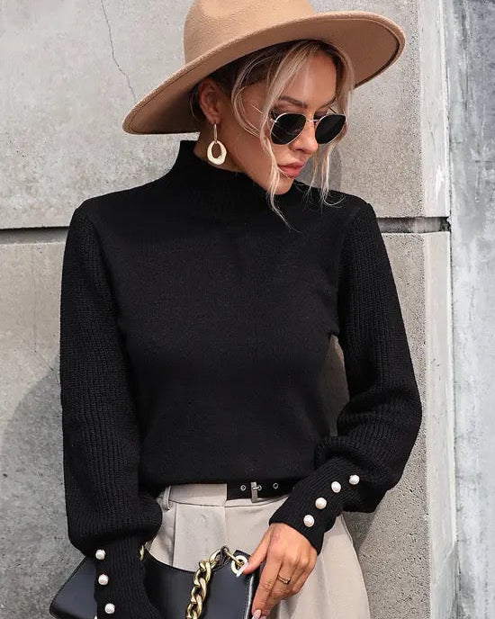 Black Pearl Knit Jumper