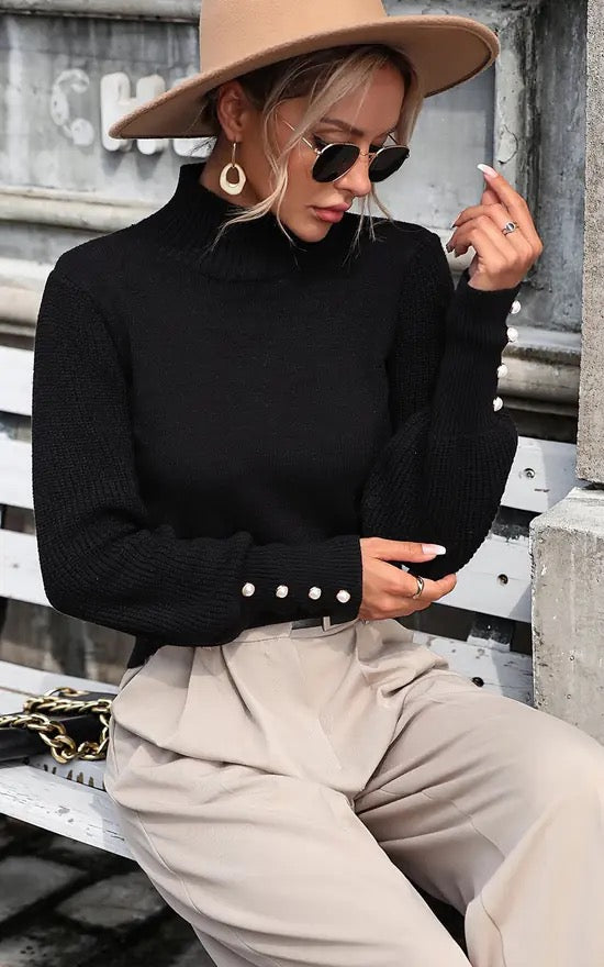 Black Pearl Knit Jumper