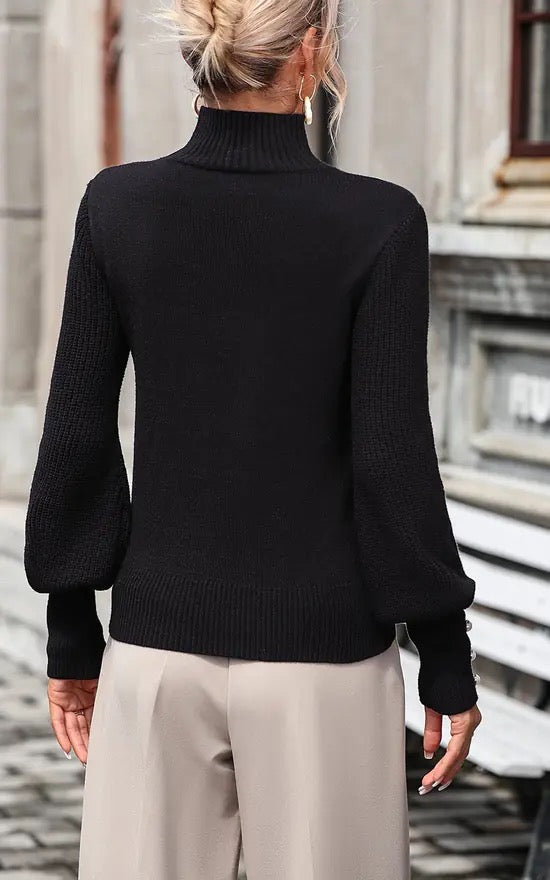 Black Pearl Knit Jumper