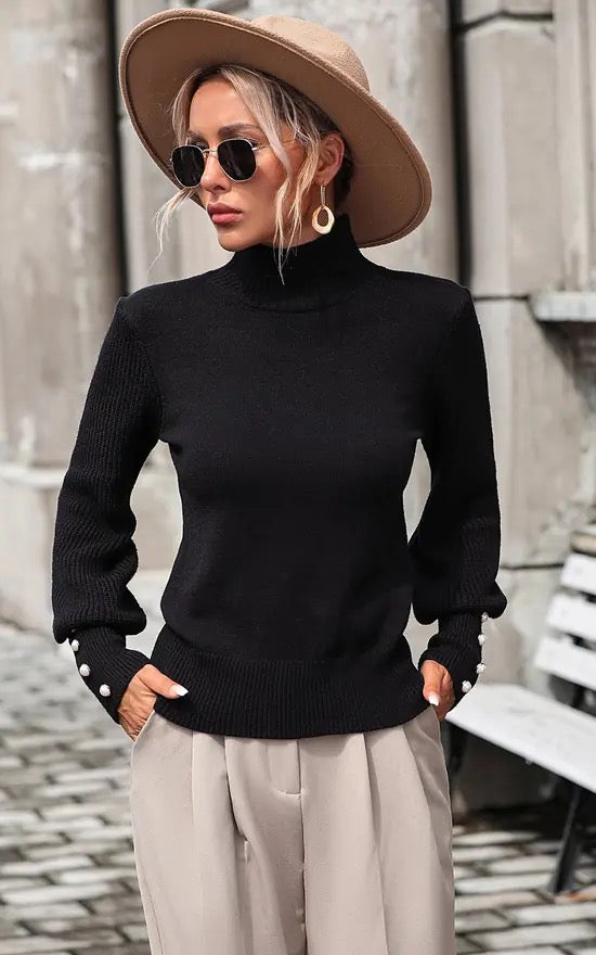 Black Pearl Knit Jumper