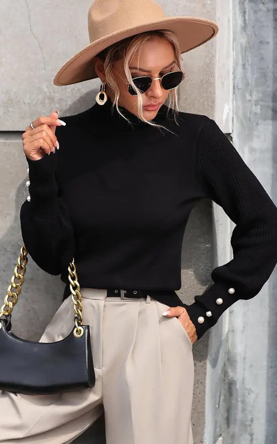 Black Pearl Knit Jumper