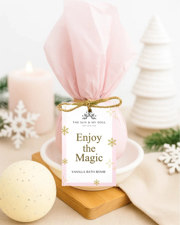 Enjoy the Magic Christmas Bath Bomb Gift⎜Vanilla Scent