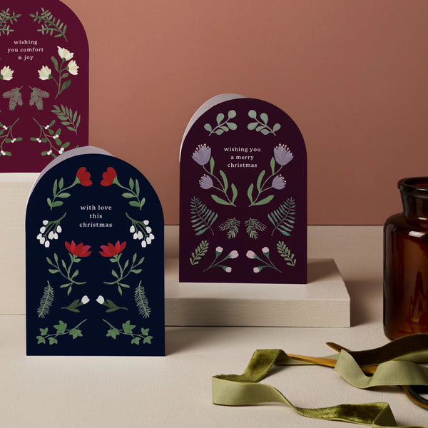 Wishing You A Merry Christmas Berry Card