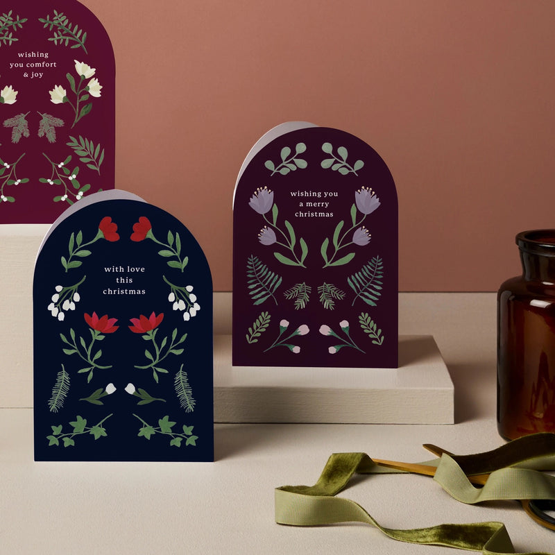 Wishing You A Merry Christmas Berry Card