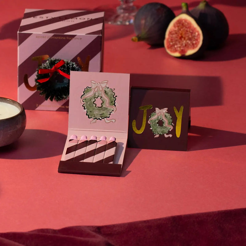 Pink & Burgundy Joy Matchbook