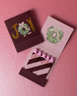 Pink & Burgundy Joy Matchbook