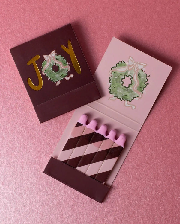 Pink & Burgundy Joy Matchbook