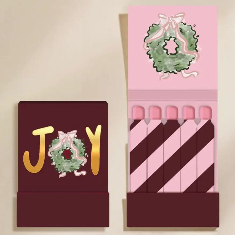 Pink & Burgundy Joy Matchbook