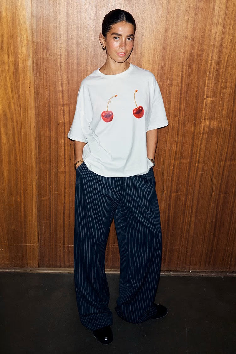 Never Fully Dressed - Cherry Boob T'Shirt