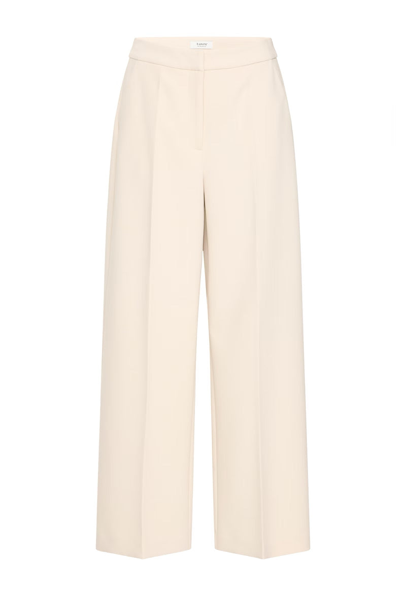 B.Young Cream Tailored Trousers