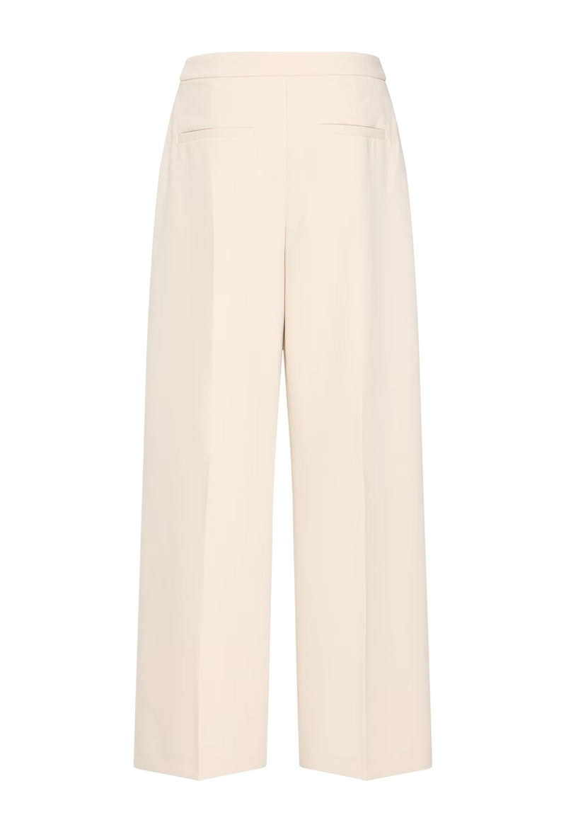 B.Young Cream Tailored Trousers
