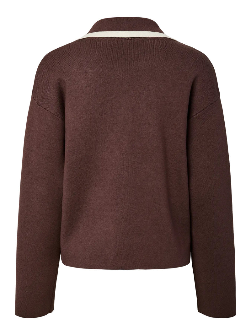 YAS - Brown Josie Knit Jumper