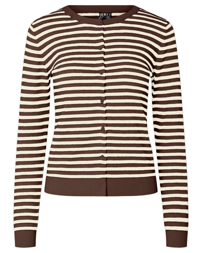 PIECES - Hot Fudge Stripe Nora Cardigan