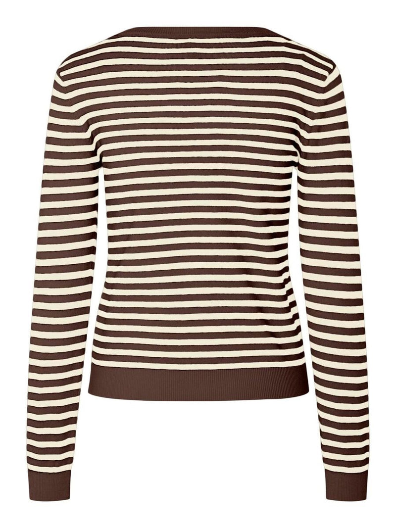 PIECES - Hot Fudge Stripe Nora Cardigan