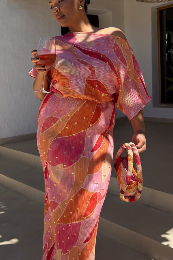 PRE-ORDER: Never Fully Dressed - Pink Abstract Bag