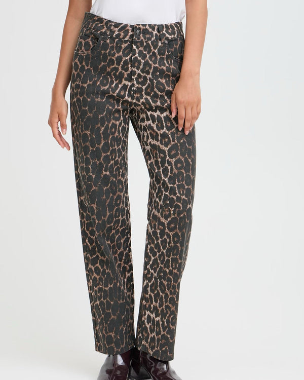 B.Young Kenna Leopard Print Jeans