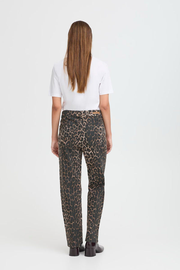 B.Young Kenna Leopard Print Jeans
