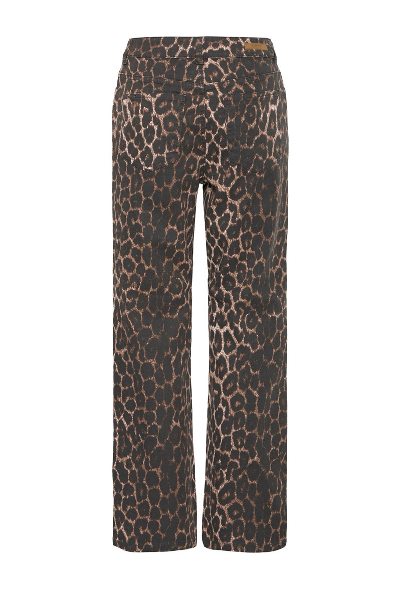 B.Young Kenna Leopard Print Jeans