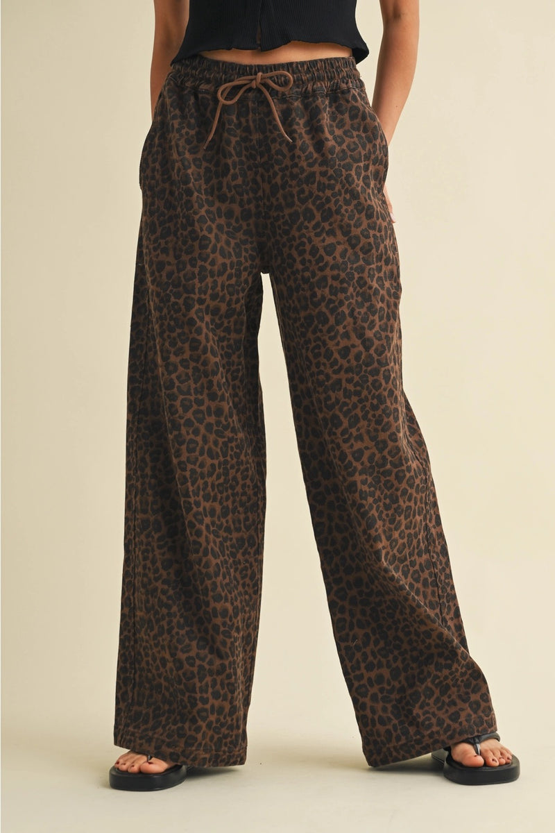Leopard Print Joggers