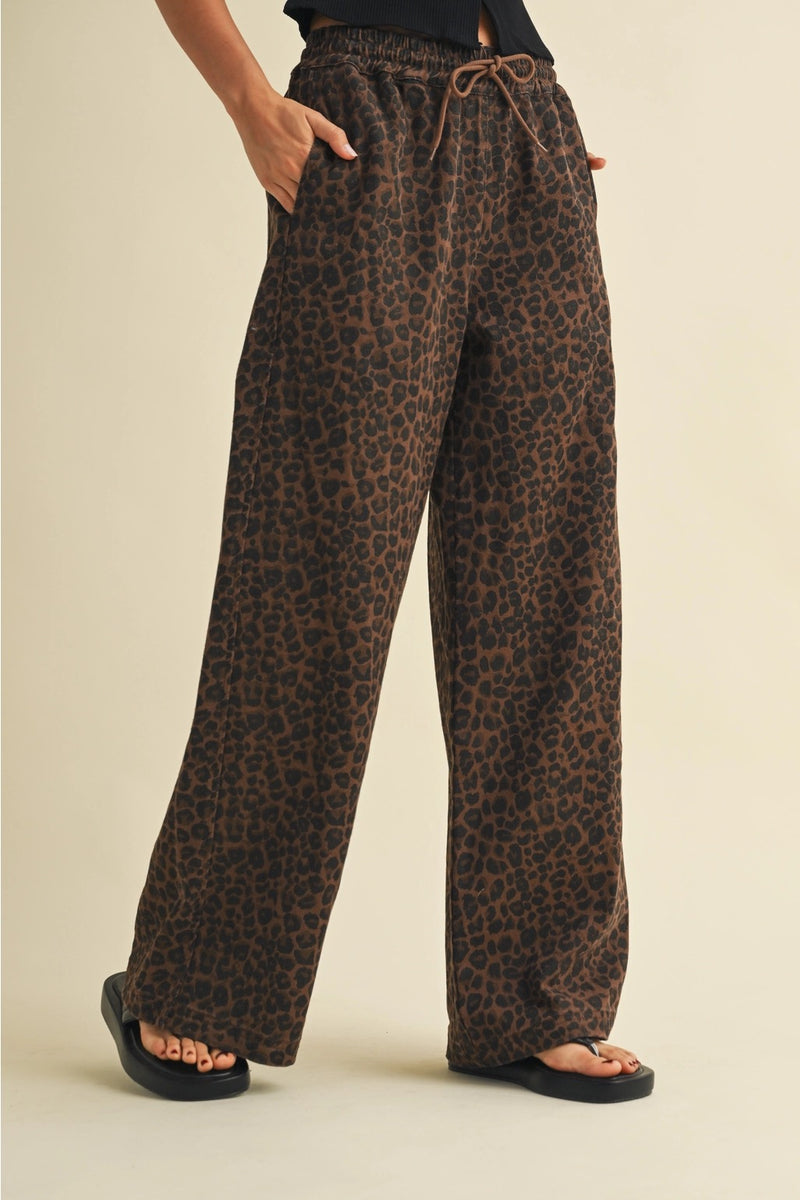 Leopard Print Joggers
