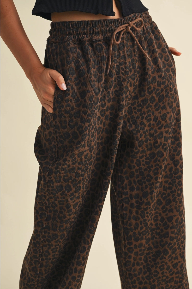 Leopard Print Joggers