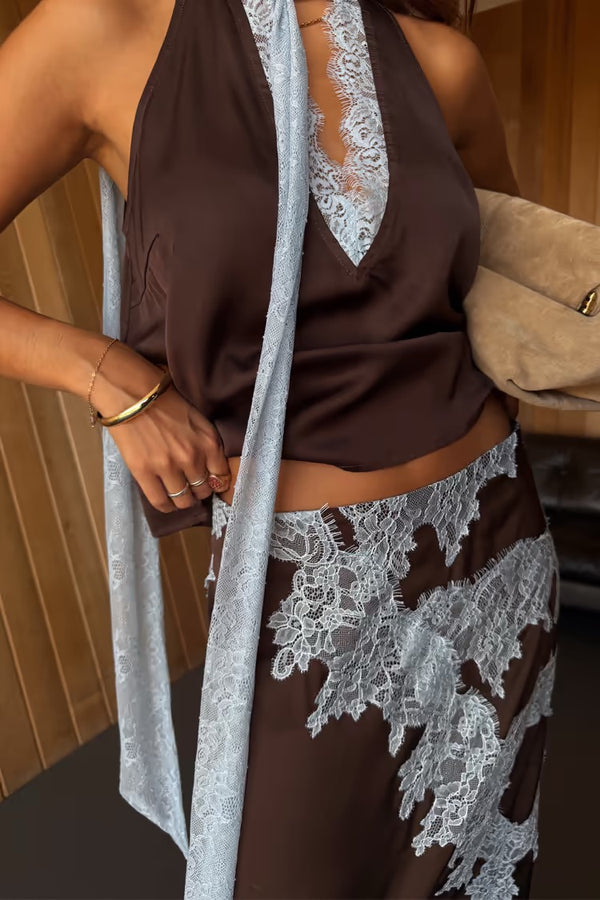 Never Fully Dressed - Chocolate Lily Skirt