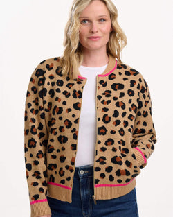 Sugarhill Of Brighton - Leopard Bomber Jacket