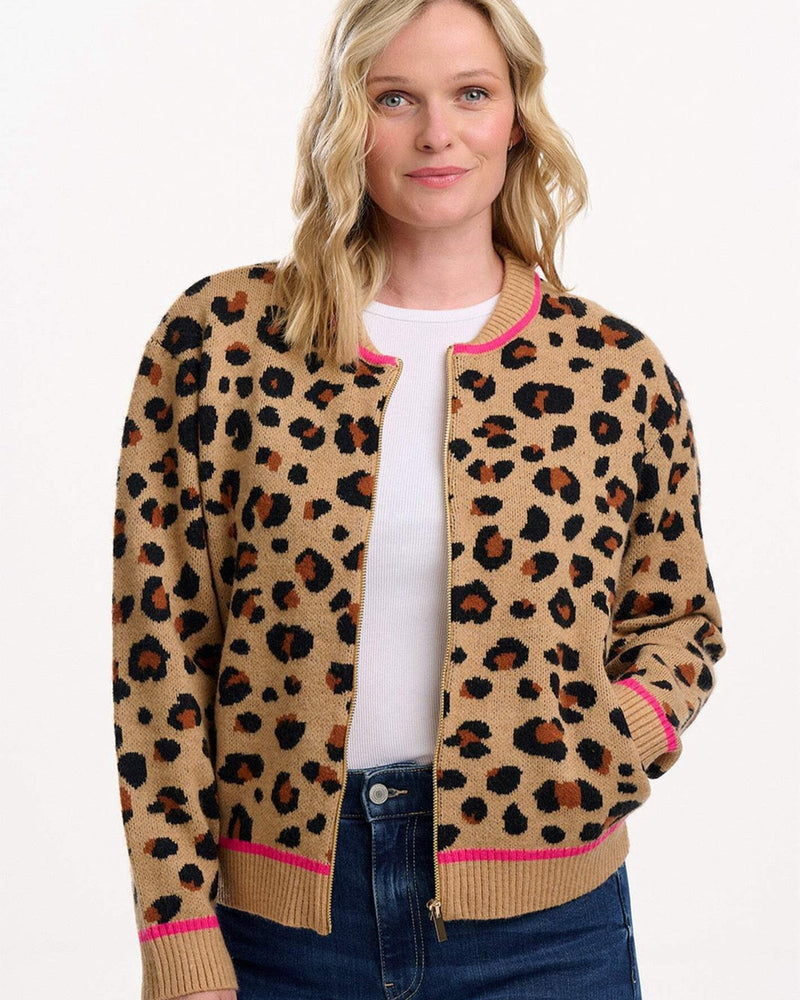 Sugarhill Of Brighton - Leopard Bomber Jacket