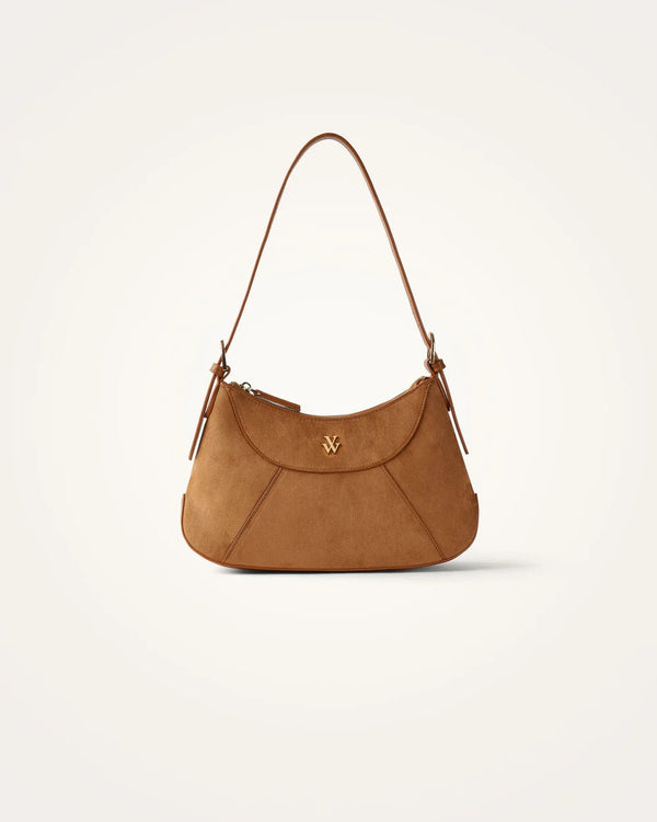 Vanessa Wu - Floral Camel Bag
