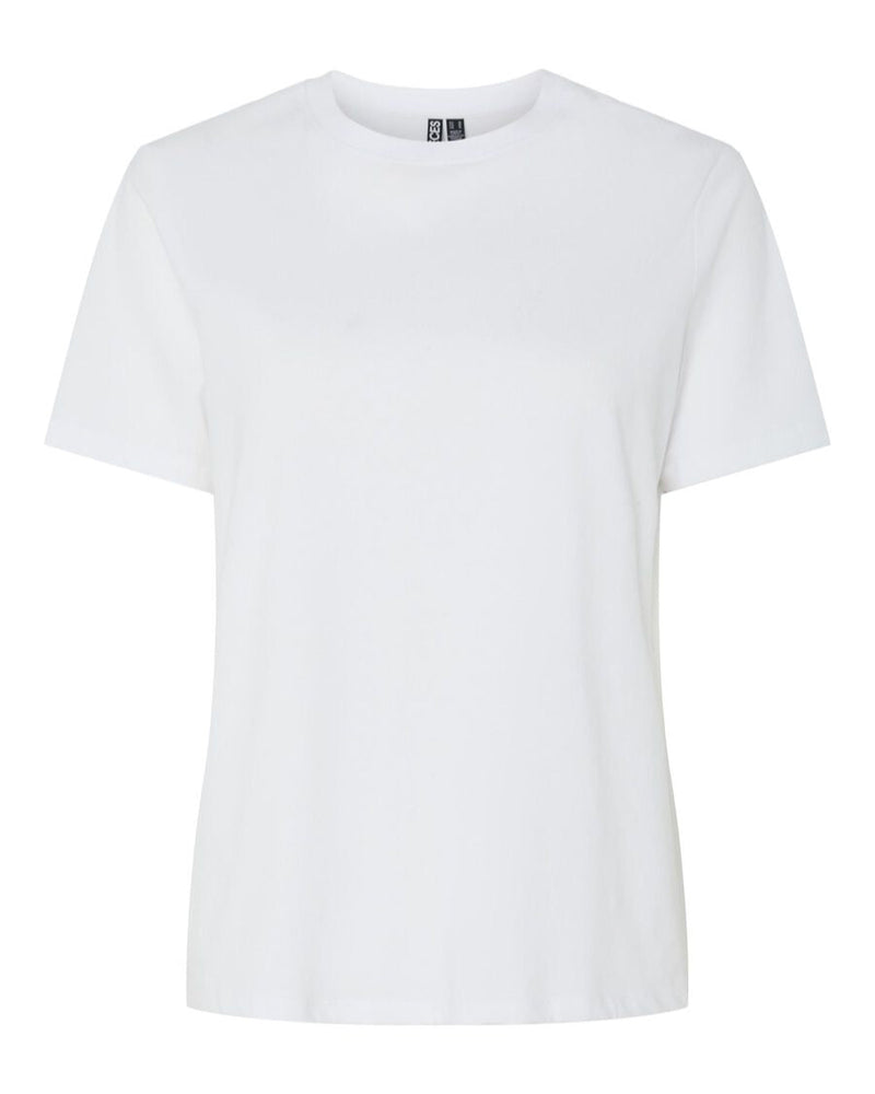 PIECES - White Cotton Tee
