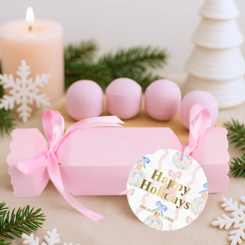Happy Christmas Cracker Bath Bomb