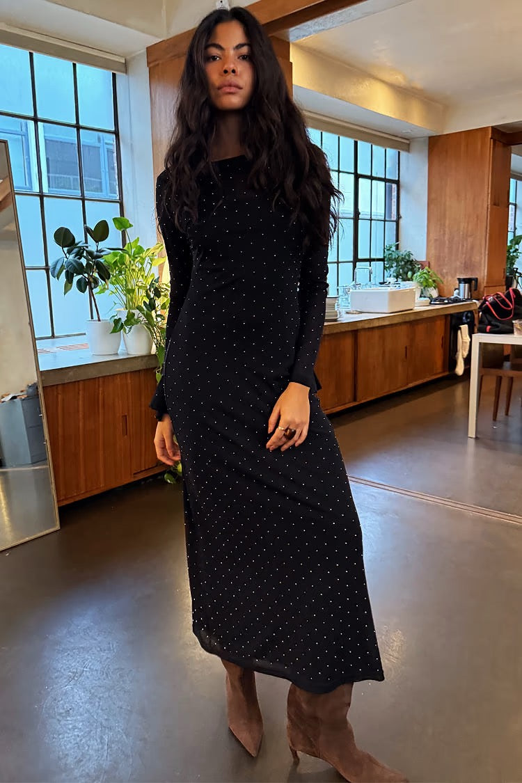 Never Fully Dressed - Black Icon Mesh Dress