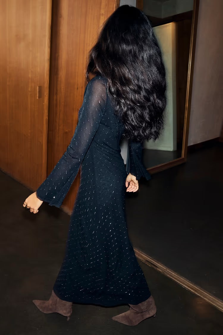 Never Fully Dressed - Black Icon Mesh Dress