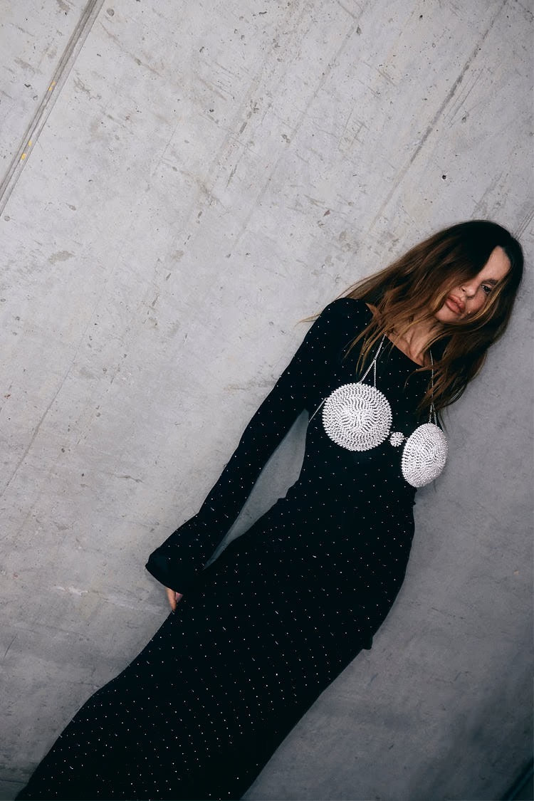 Never Fully Dressed - Black Icon Mesh Dress