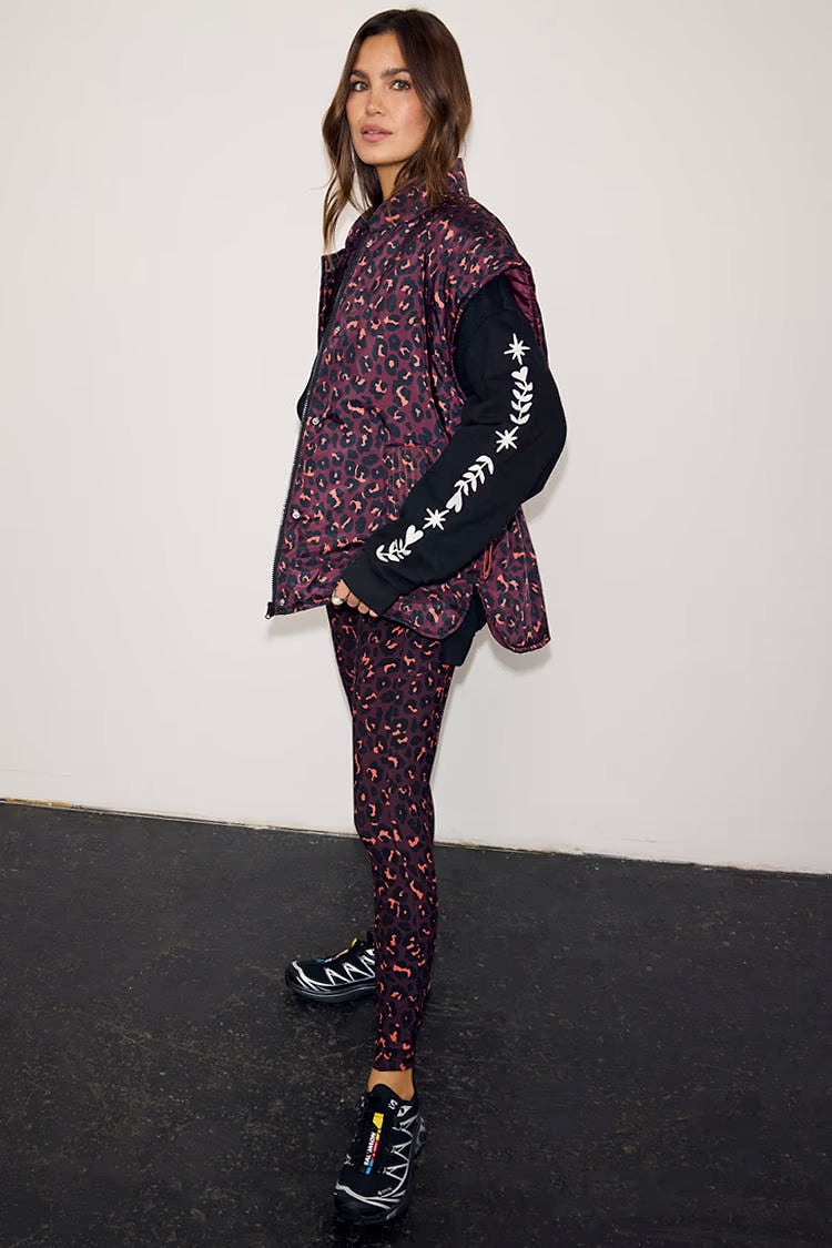 Never Fully Dressed - Dark Leopard Gillet