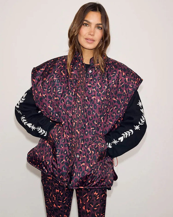 Never Fully Dressed - Dark Leopard Gillet