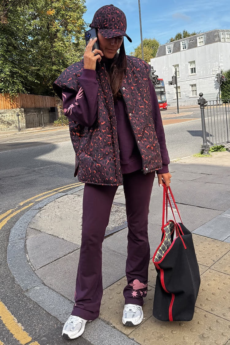 Never Fully Dressed - Dark Leopard Gillet