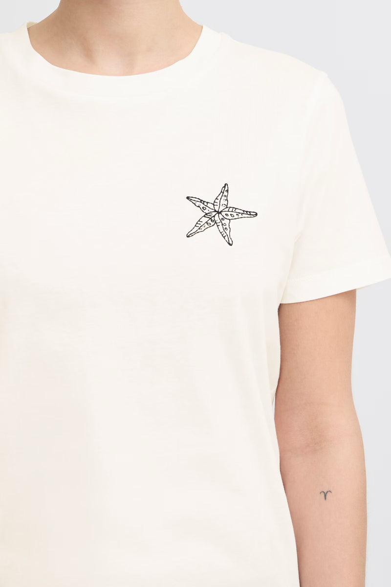 ICHI Starfish Slogan Tee